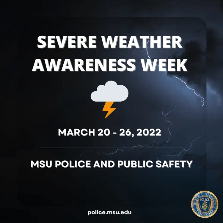 severe weather awareness week graphic
